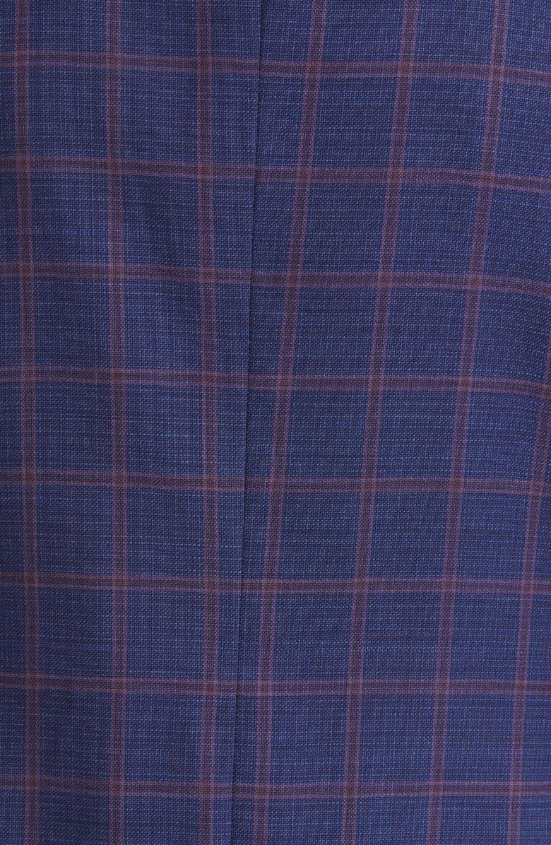 DANIEL HECHTER Windowpane Check Wool Blazer, Alternate, color, Blue