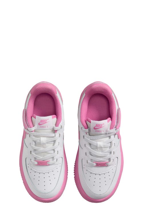Nike Force 1 Low Easyon Basketball Sneaker In White/magic Flamingo