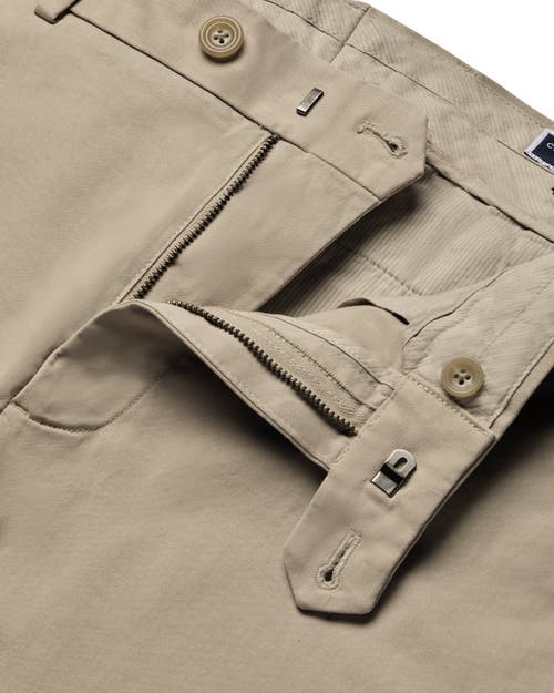 Charles Tyrwhitt Slim Fit Lightweight Chinos In Brown