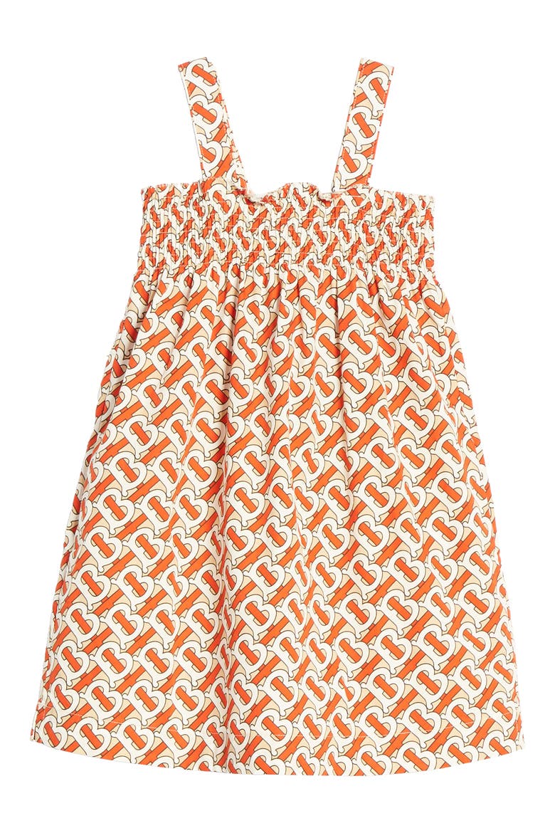 Junia Monogram Dress, Main, color, VERMILLION RED