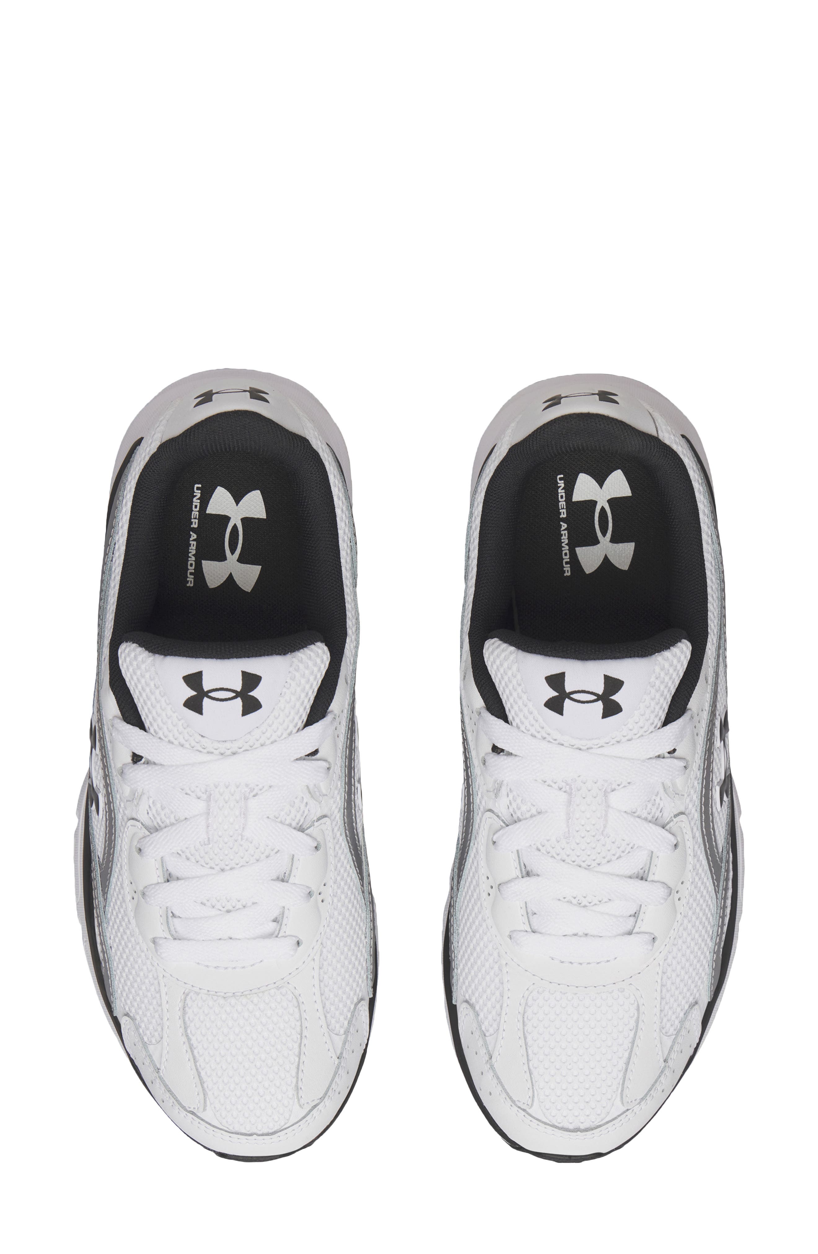 UA Tech Runner Sneaker, Alternate, color, WHITE / METALLIC SILVER