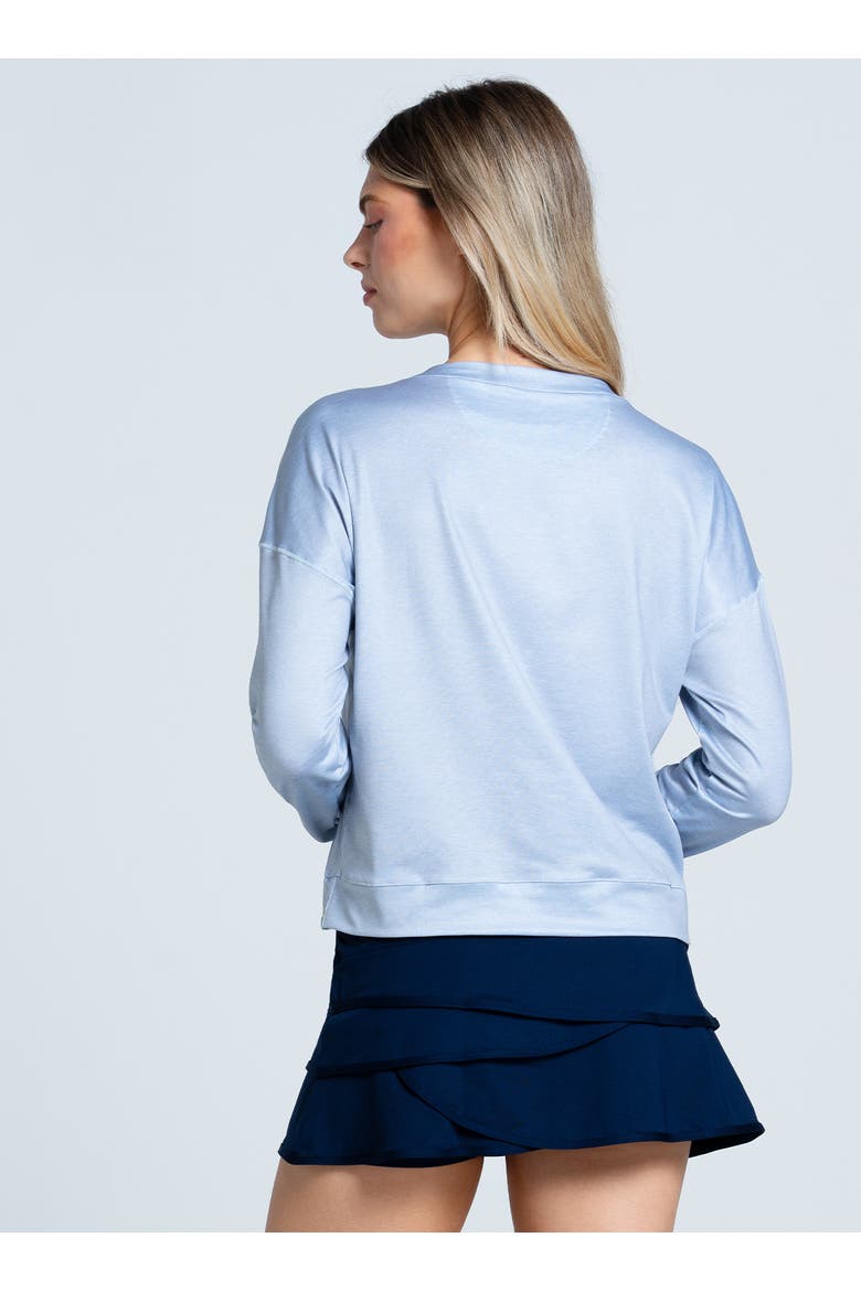 Hype Long Sleeve Top, Alternate, color, Heather Grey