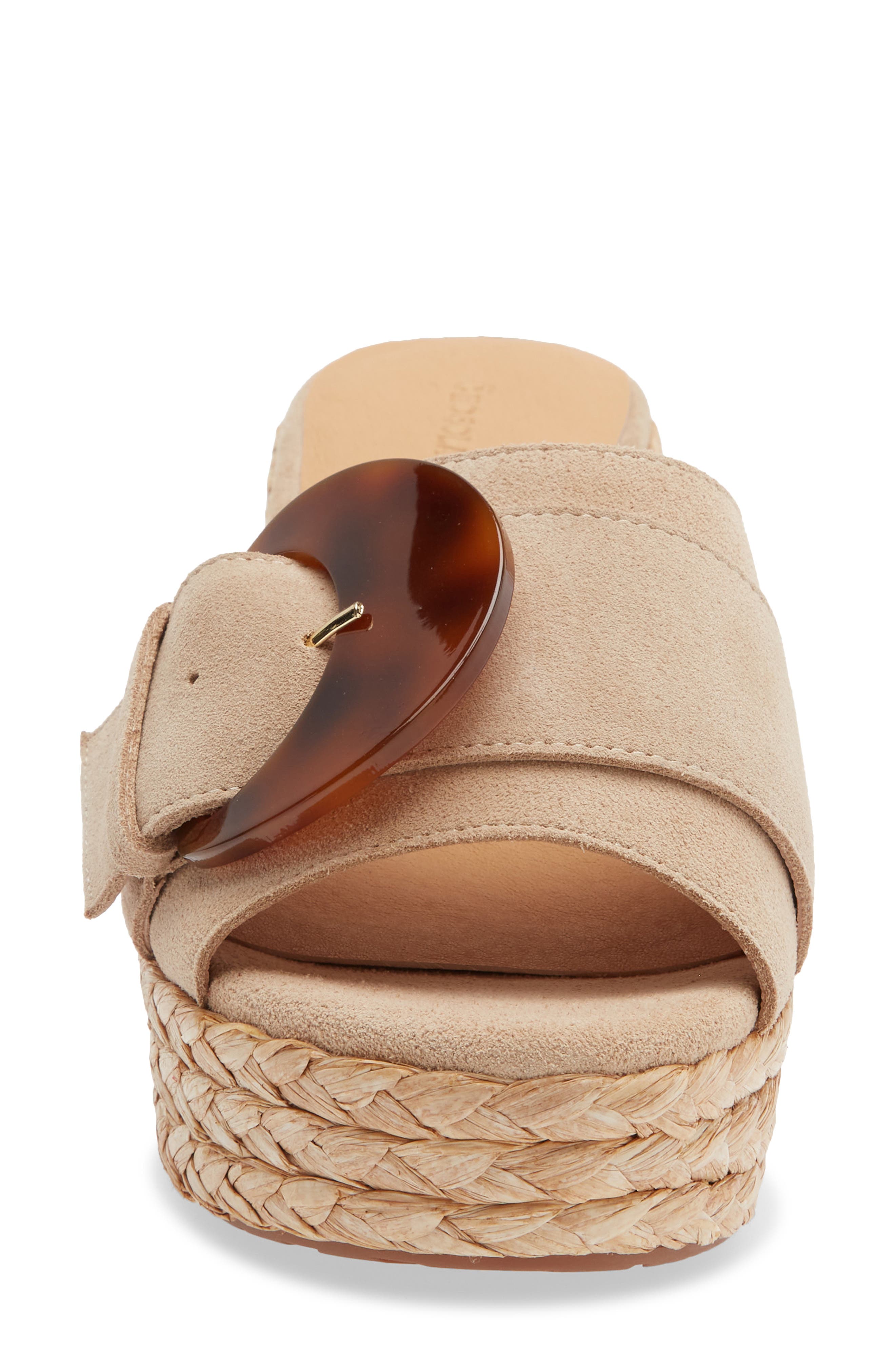 Chocolat Blu Garlyn Platform Sandal, Alternate, color, Latte Suede