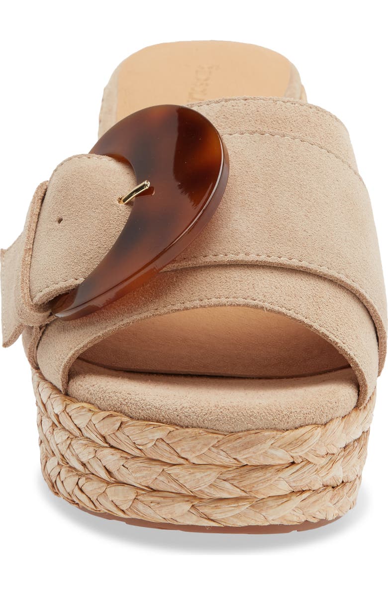 Chocolat Blu Garlyn Platform Sandal, Alternate, color, Latte Suede