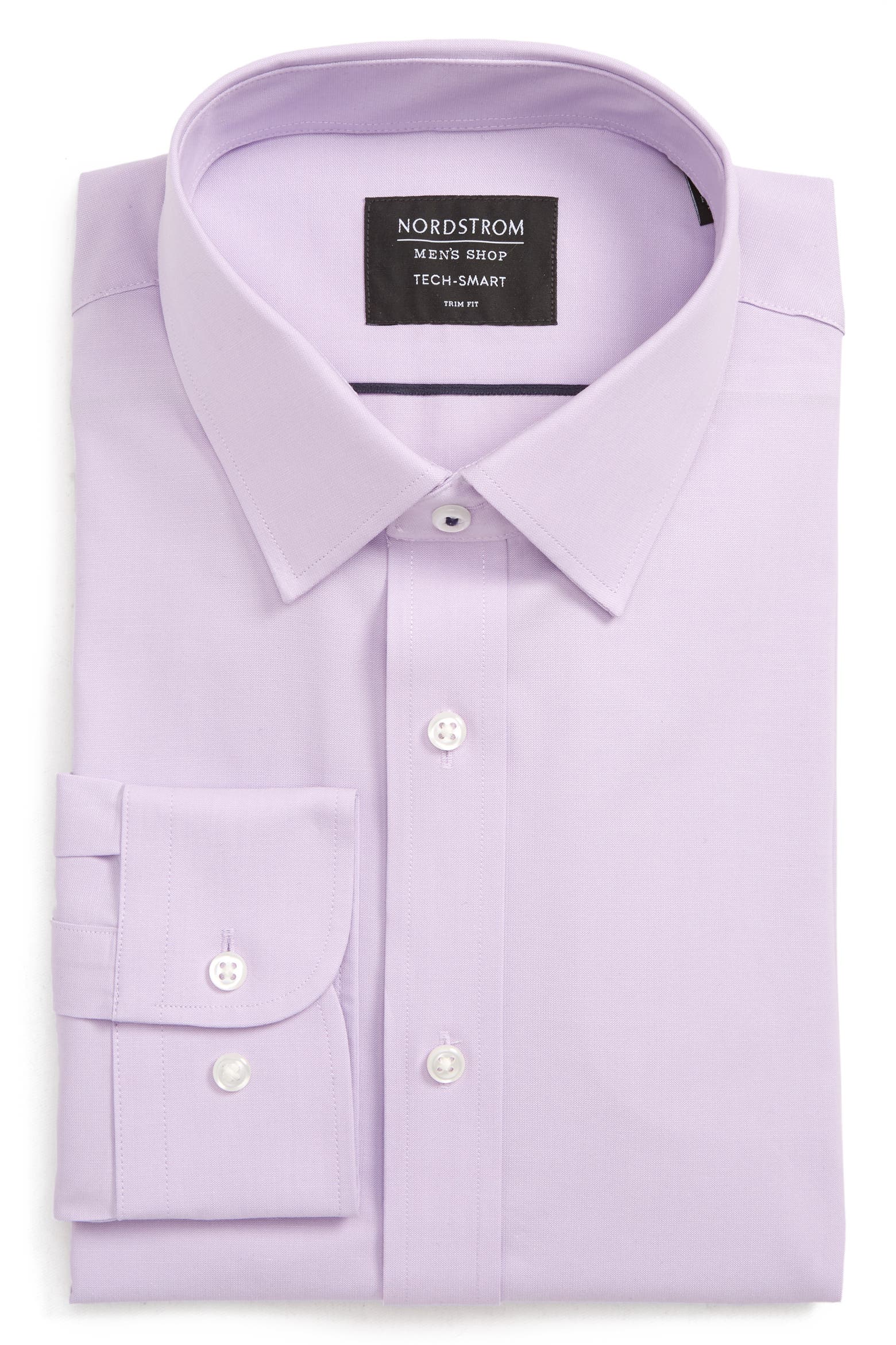 Small Pinpoint NORDSTROM MEN'S SHOP Tech-Smart Trim Fit Stretch Pinpoint Dress Shirt ...