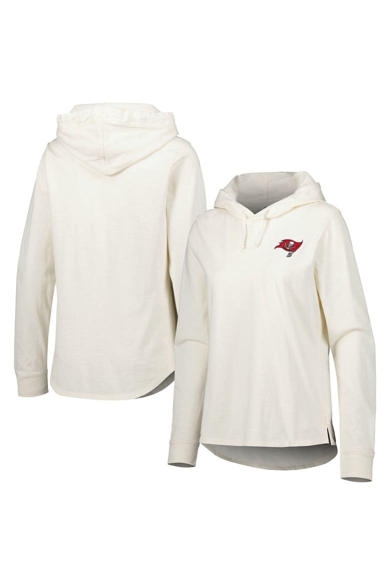 Women's Tommy Bahama Cream Tampa Bay Buccaneers Ashby Isles Jersey Pullover Hoodie, Main, color, Cream