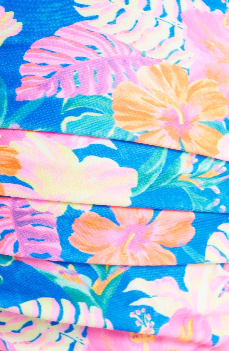 Kulani Kinis Strapless Bandeau Bikini Top, Alternate, color, Electric Palms