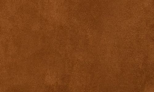 Gemma + Jane Faux Suede Slim Midi Skirt In Brown