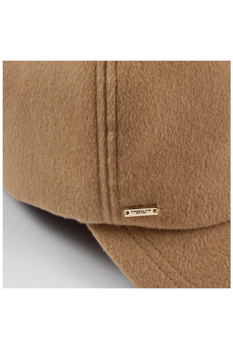 Lo Cashmere Baseball Cap, Alternate, color, CAMEL