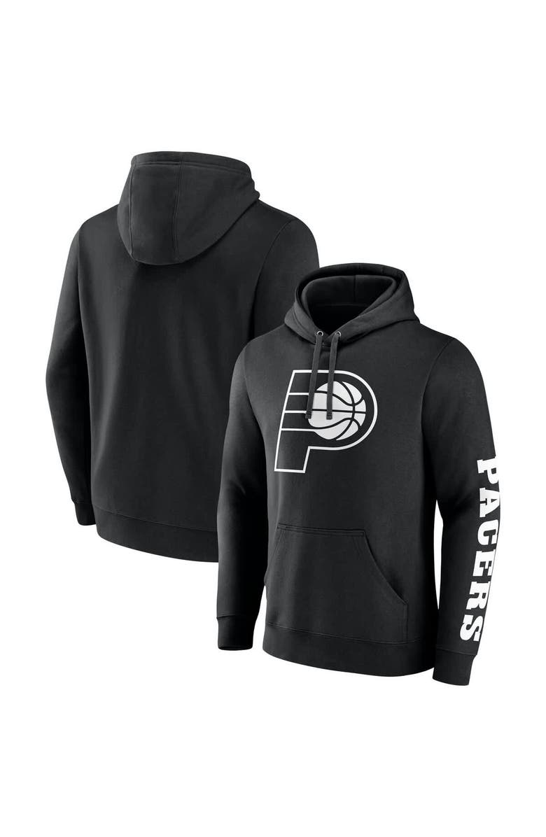 FANATICS Men's Fanatics Black Indiana Pacers Put Me In Coach Fleece Pullover Hoodie, Main, color,
