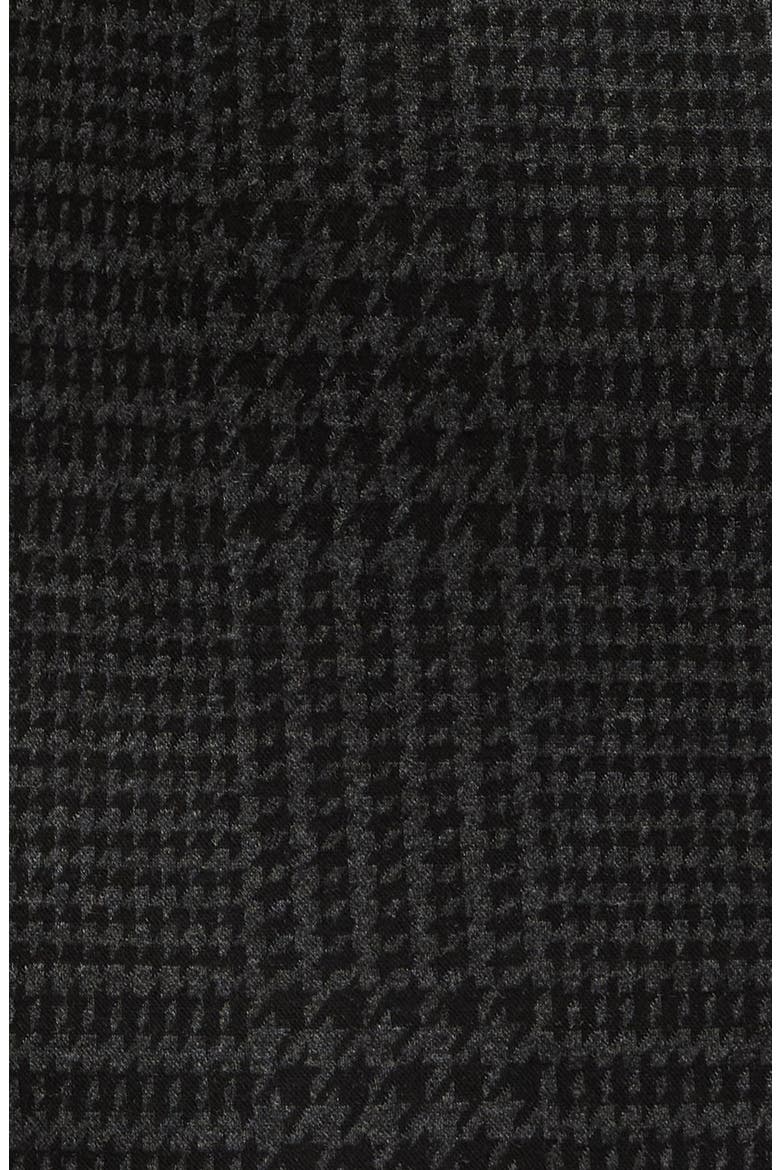 Executive Stretch Ponte Dress, Alternate, color, CHARCOAL HOUNDSTOOTH