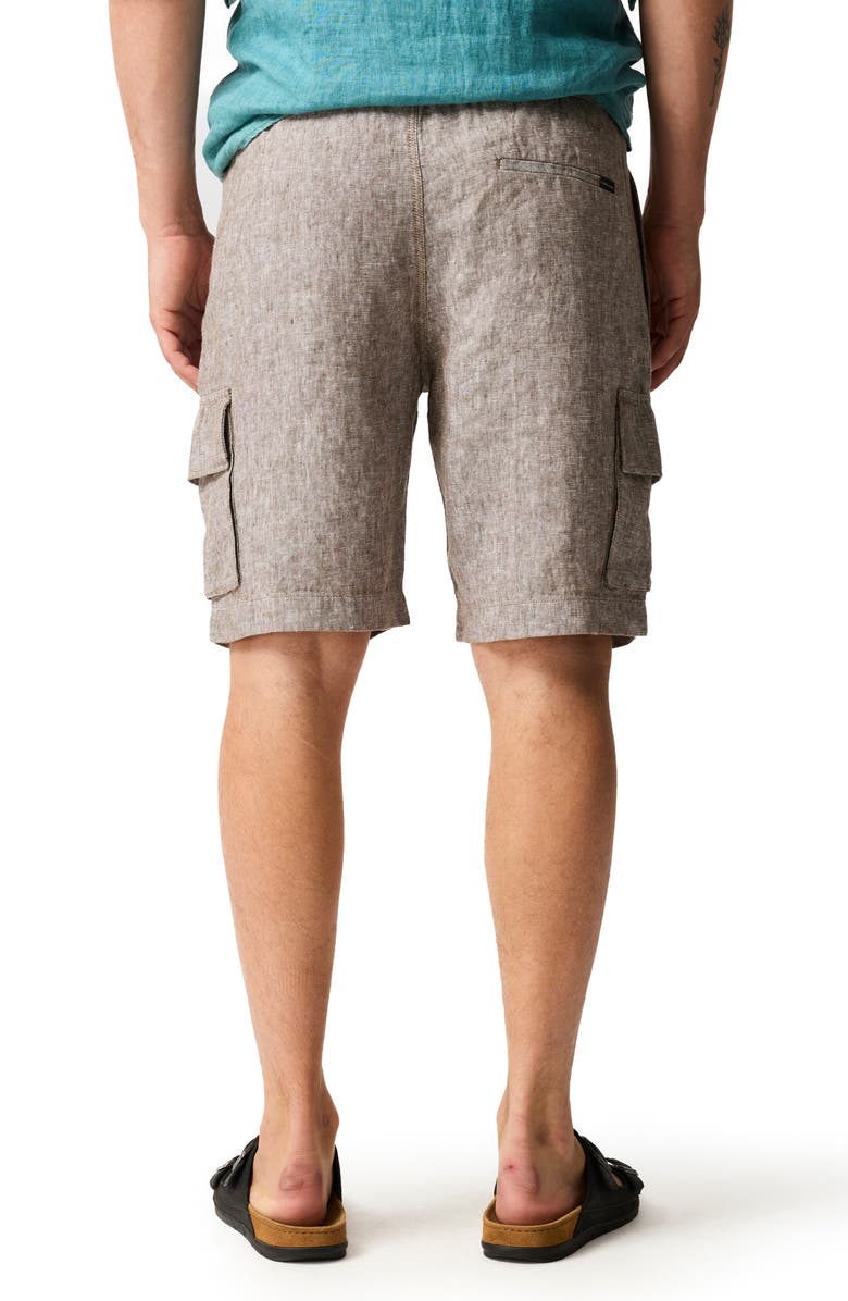 Rodd & Gunn Resort Slub Linen Drawstring Cargo Shorts, Alternate, color, 
