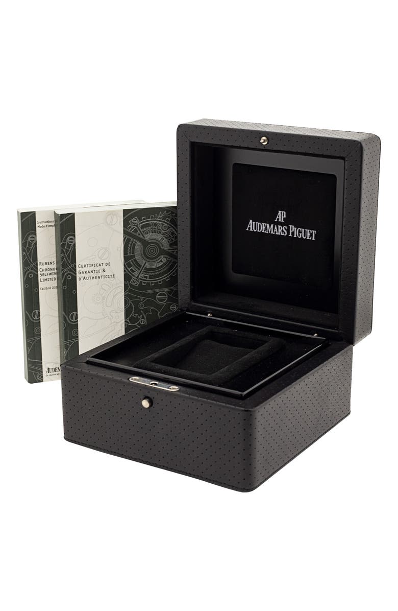 Watchfinder & Co. Audemars Piguet Preowned Royal Oak Offshore Leather Strap Watch, Alternate, color, 