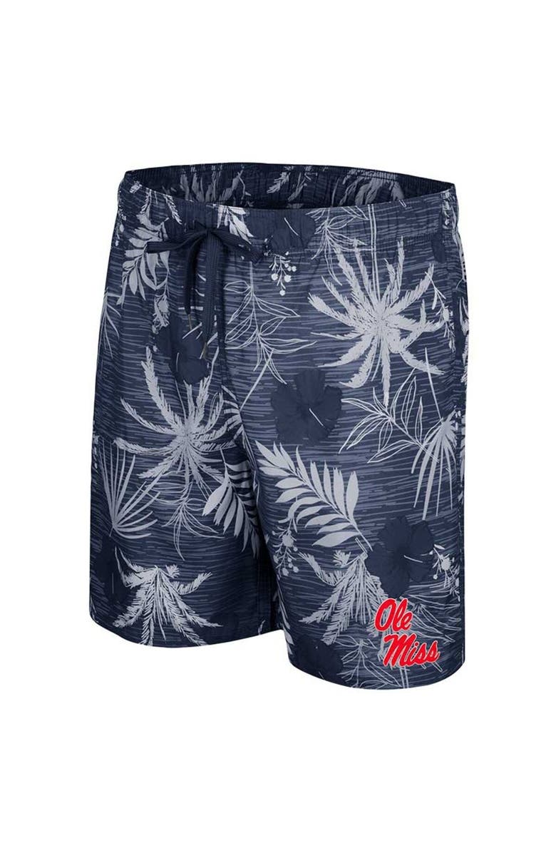 COLOSSEUM Men's Colosseum Navy Ole Miss Rebels What Else is New Swim Shorts, Alternate, color, 