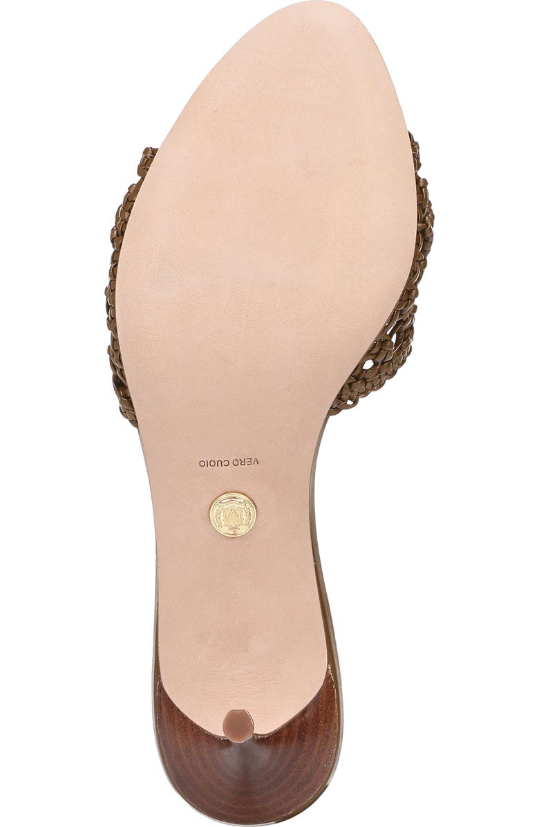 Veronica Beard Tia Macramé Slide Sandal, Alternate, color, Chestnut