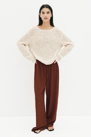 H&M Textured Drawstring Pants
