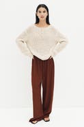 H&M Textured Drawstring Pants