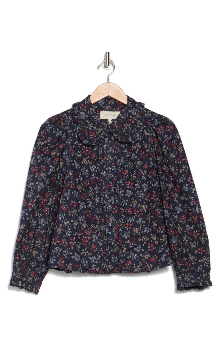 THE GREAT. Pintuck Hemingway Top, Alternate, color, 