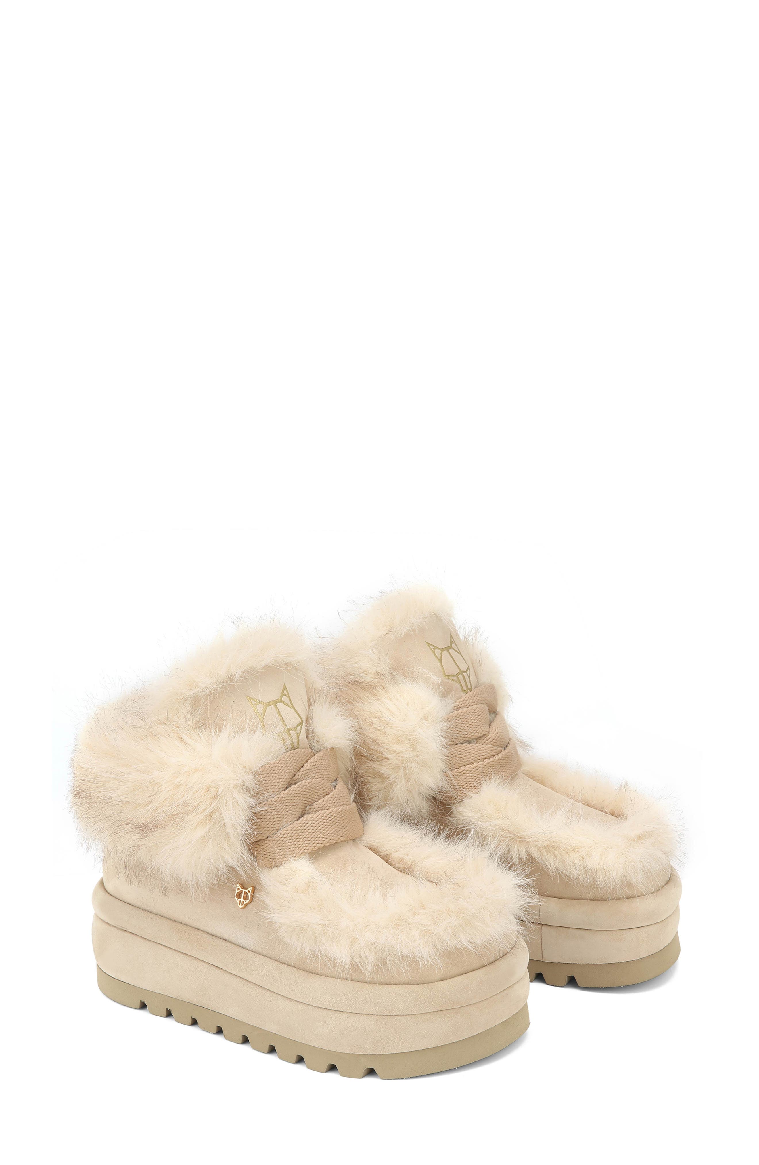 ICE-FAUX FUR/SUEDE