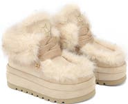 Naked Wolfe Bambi Black Suede/Shearling