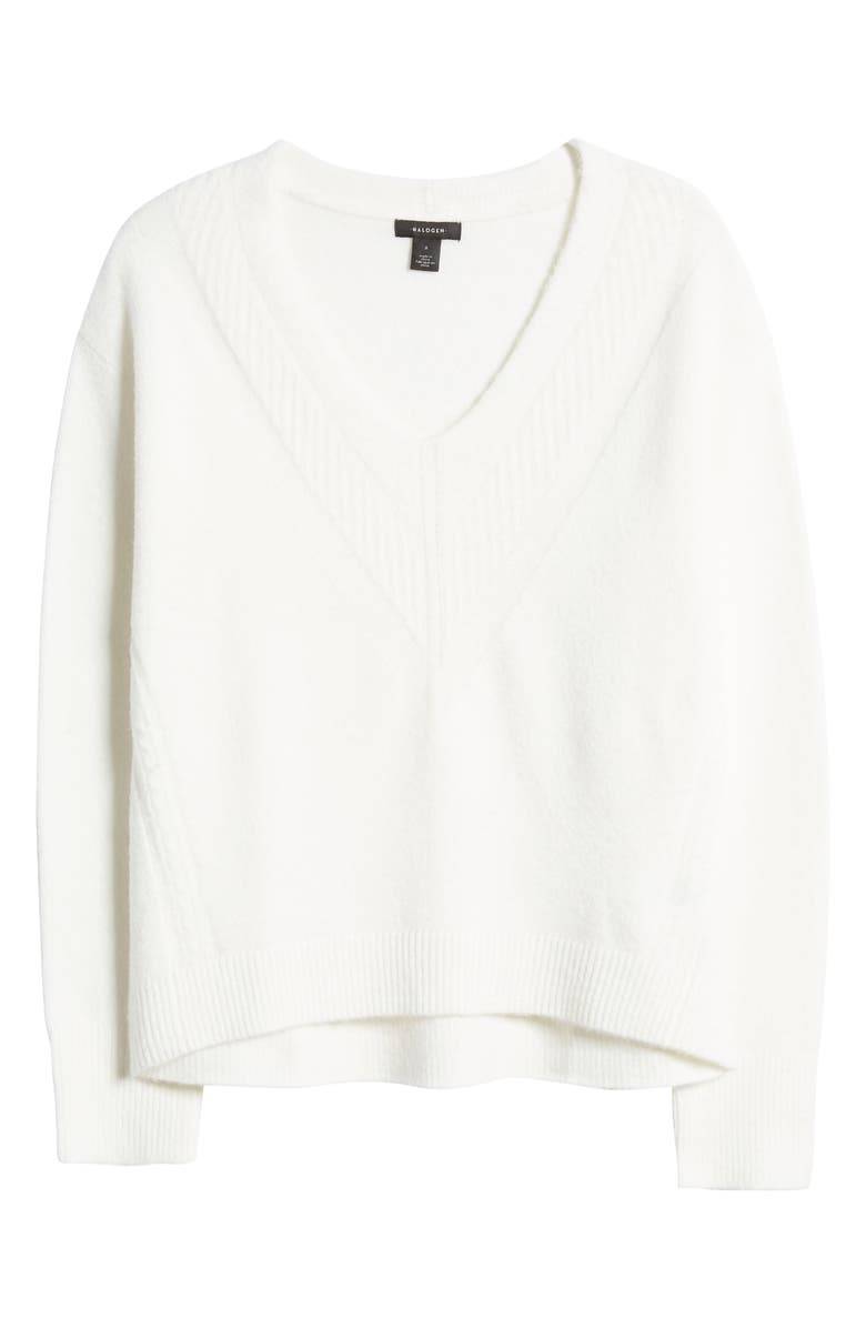 Halogen<sup>®</sup> V-Neck Sweater, Alternate, color, 