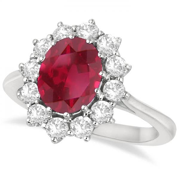 Ruby/White Gold