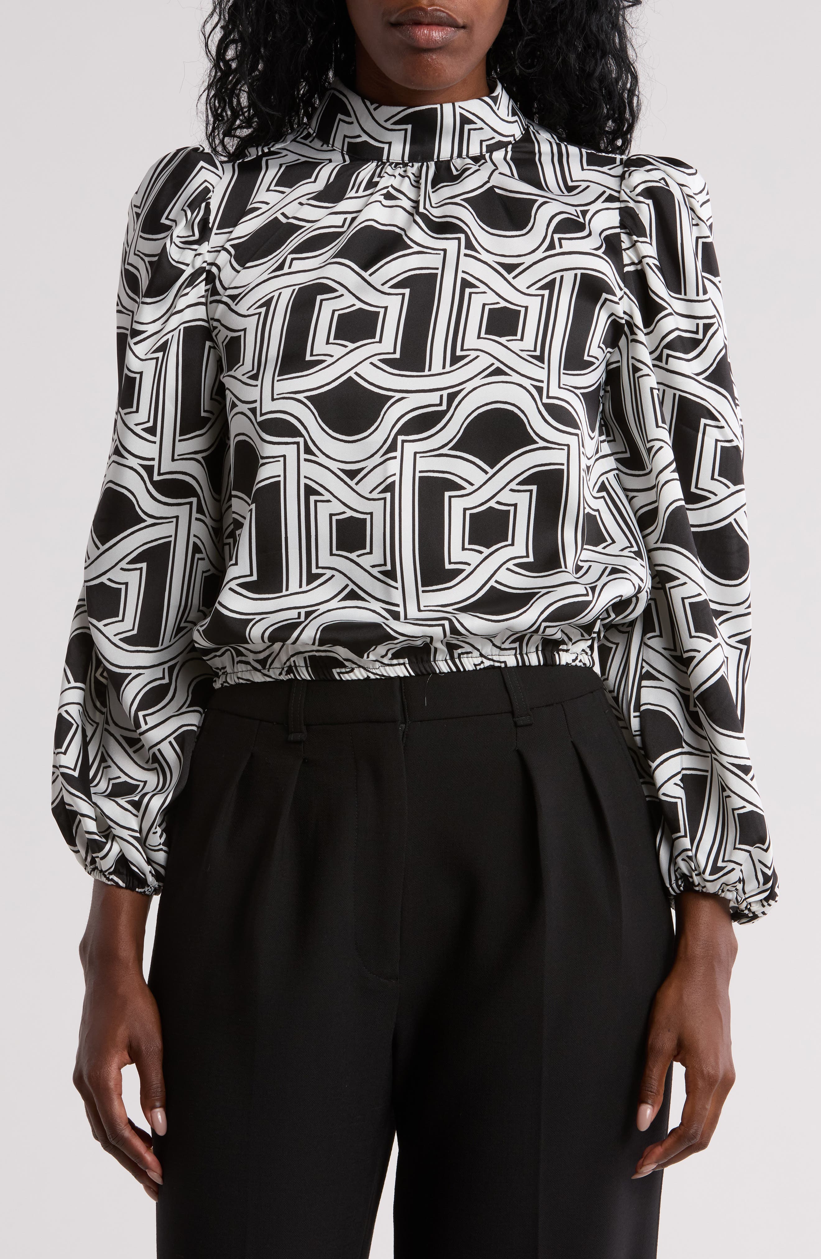 BY DESIGN Seraphine Long Sleeve Mock Neck Top