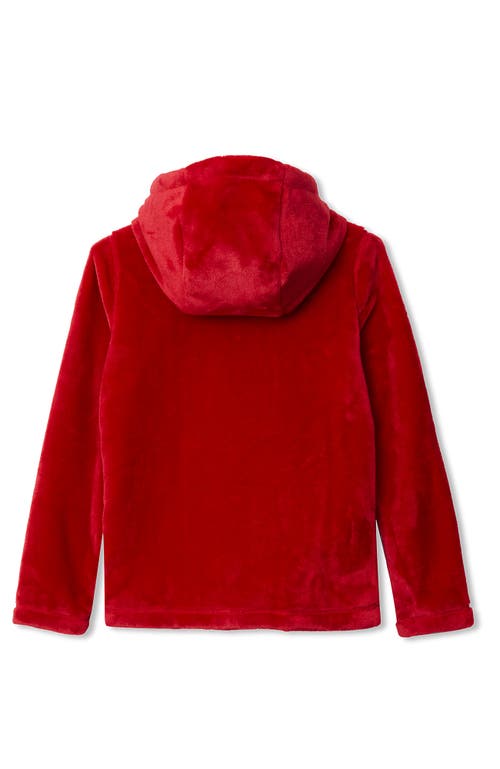 Lands' End Girls Softest Fleece Jacket In Red
