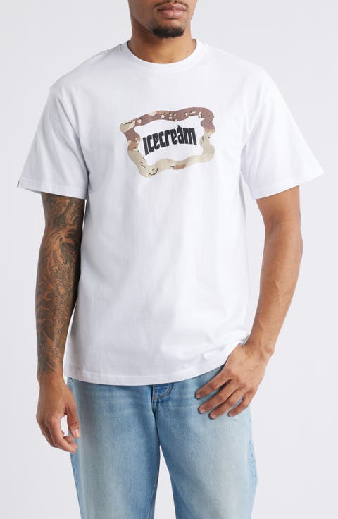 Dessert Camo Logo Graphic T-Shirt