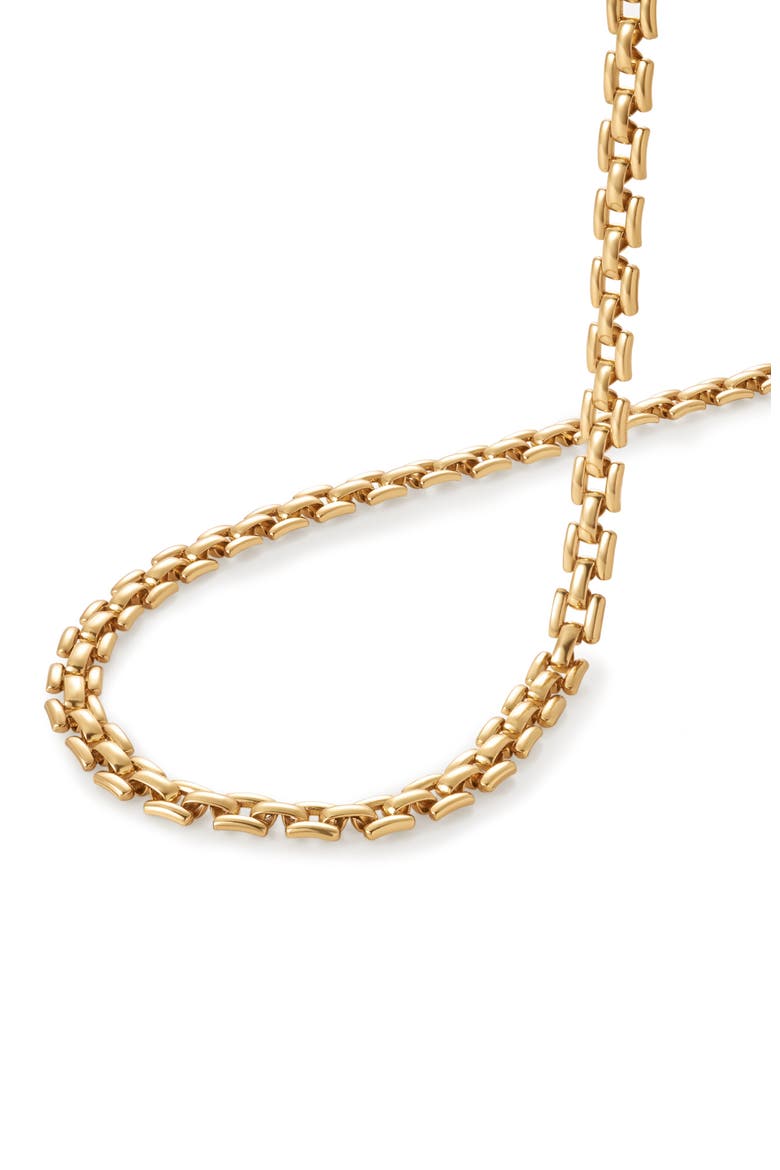 Rome Chain Necklace, Alternate, color, Gold
