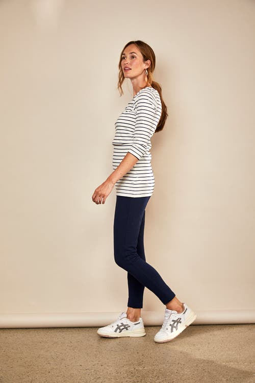 The Bshirt Nursing 3/4 Sleeve Top In Multi