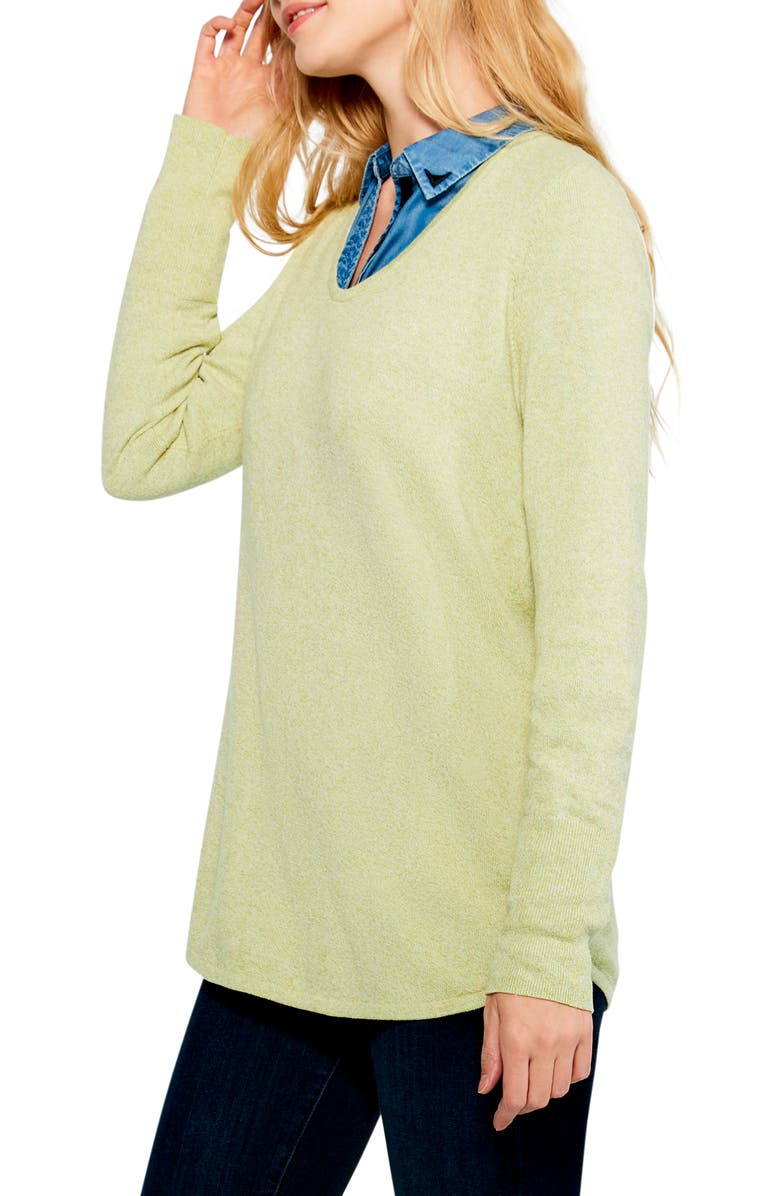 NIC+ZOE Vital V-Neck Sweater, Alternate, color,