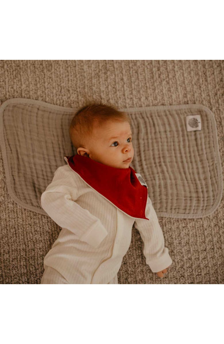 Parker Baby Co. Muslin Burp Cloths, Alternate, color, Gray Set