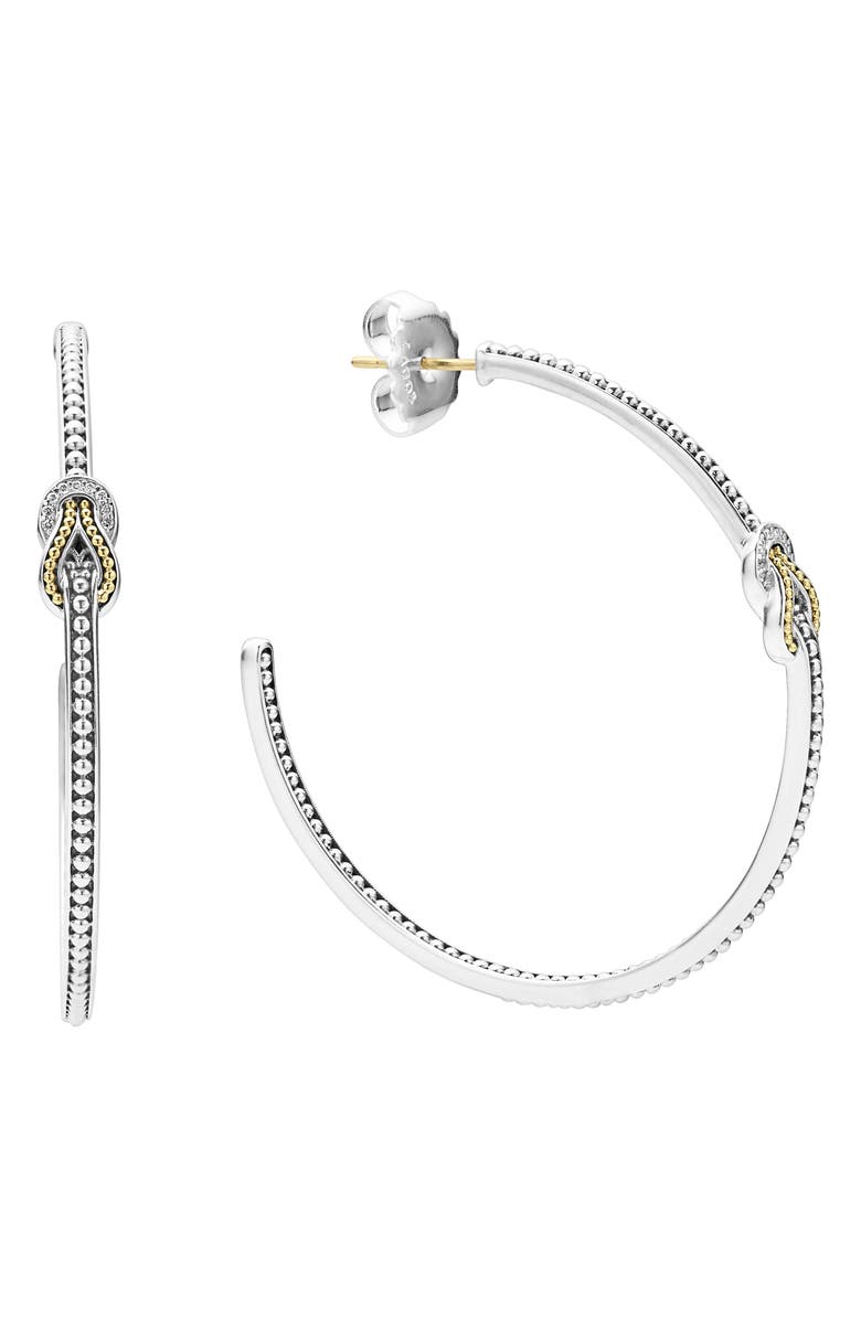 LAGOS Newport Hoop Earrings, Alternate, color,