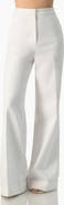 IVONNE Elegant High-Rise Wide-Leg Cuffed Tailored Trousers
