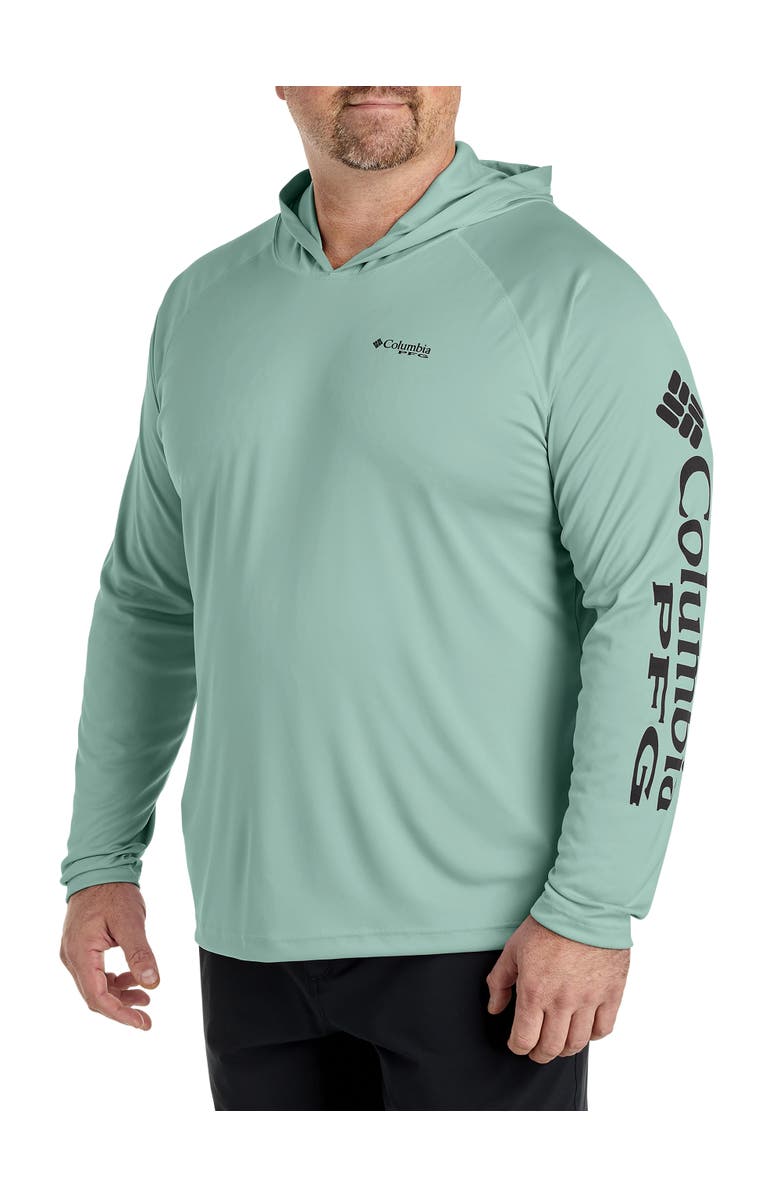 Columbia Big & Tall Terminal Tackle Hoodie, Main, color, Misty Jade