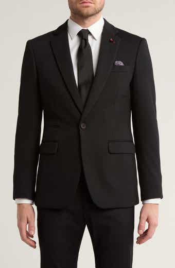 T.R. PREMIUM Slim Fit Knit Fashion Blazer