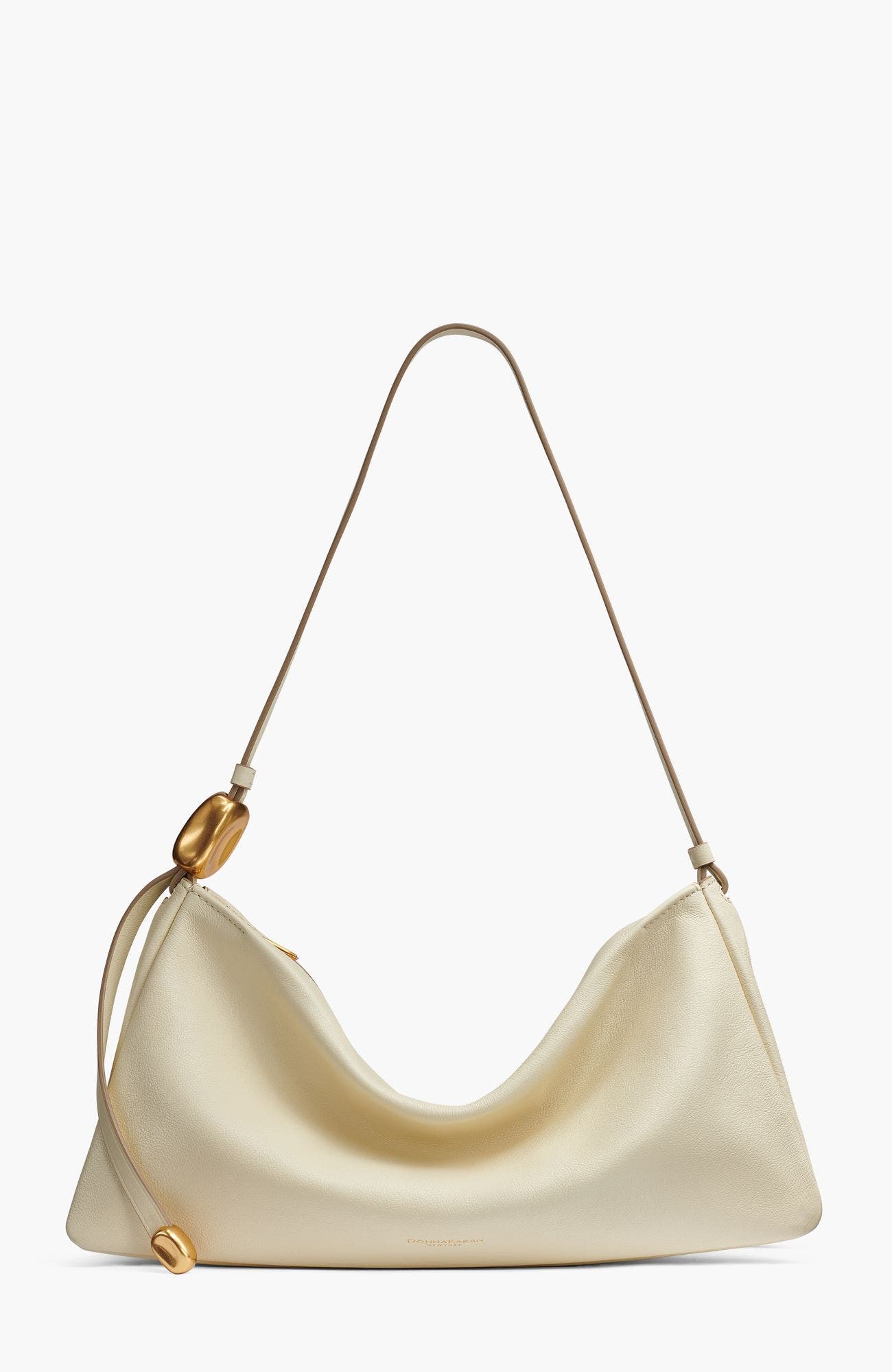 Velvet Large Shoulder Bag, Main, color, Buttercream
