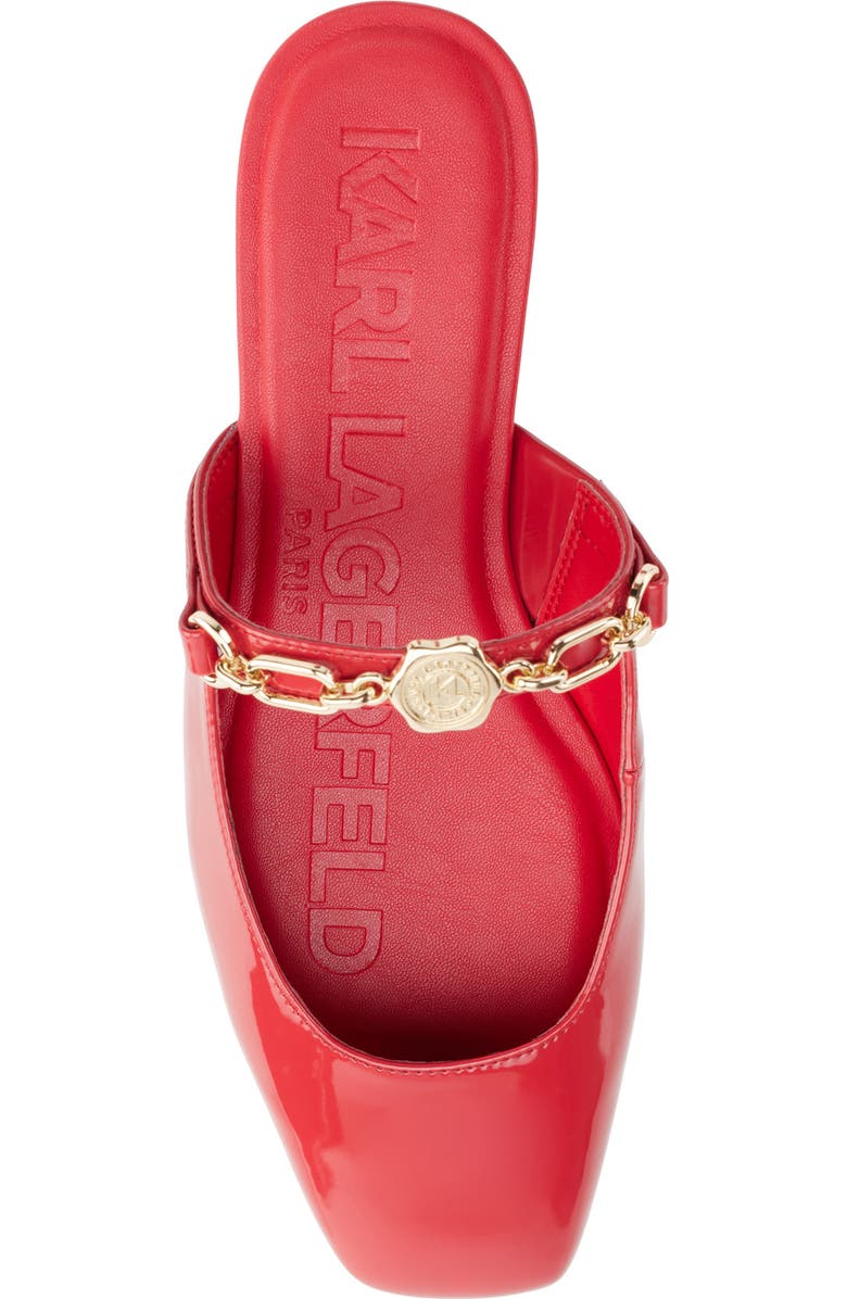 KARL LAGERFELD PARIS Zilla Mary Jane Mule, Alternate, color, Red