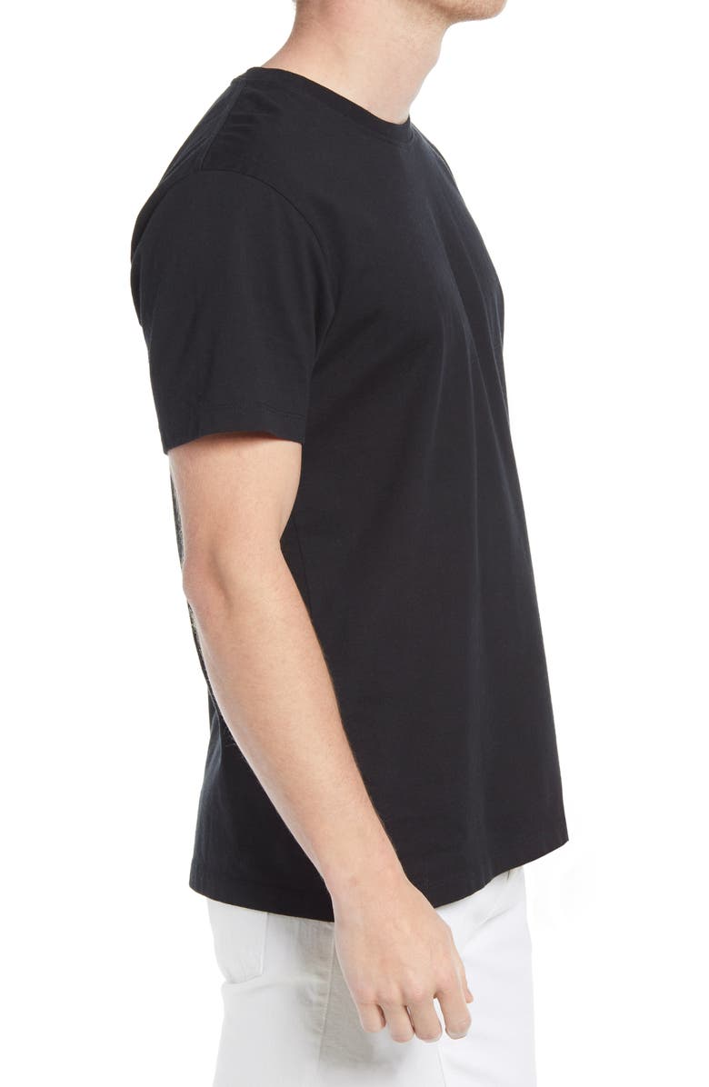 FRAME Logo Cotton T-Shirt, Alternate, color, Noir