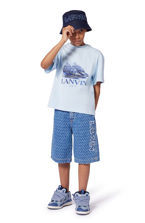 Lanvin Boy's Curb Sneakers Graphic T-shirt