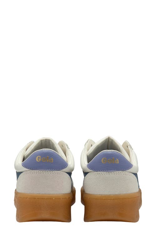Gola Grandslam Elite Sneaker In White/moonlight/lav