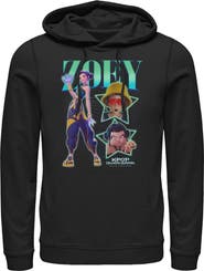 KPop Demon Hunters Men's KPop Demon Hunters Zoey Super Star Logo  Pull Over Hoodie