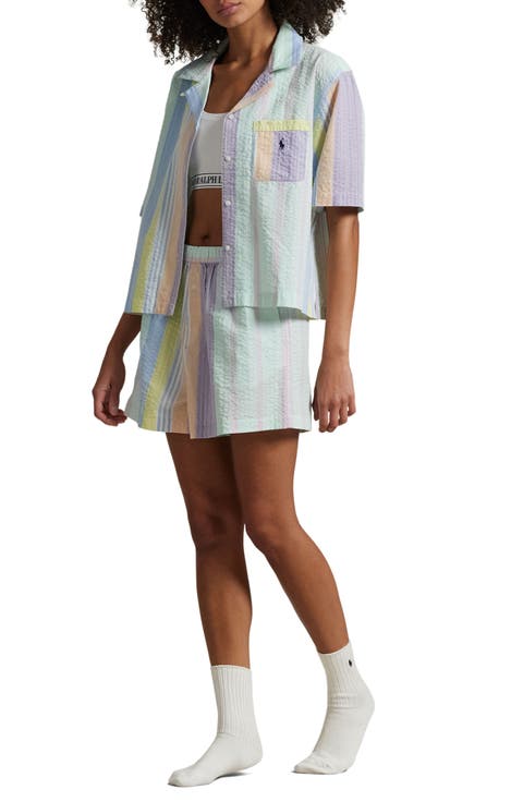Hampton Cotton Seersucker Short Pajamas