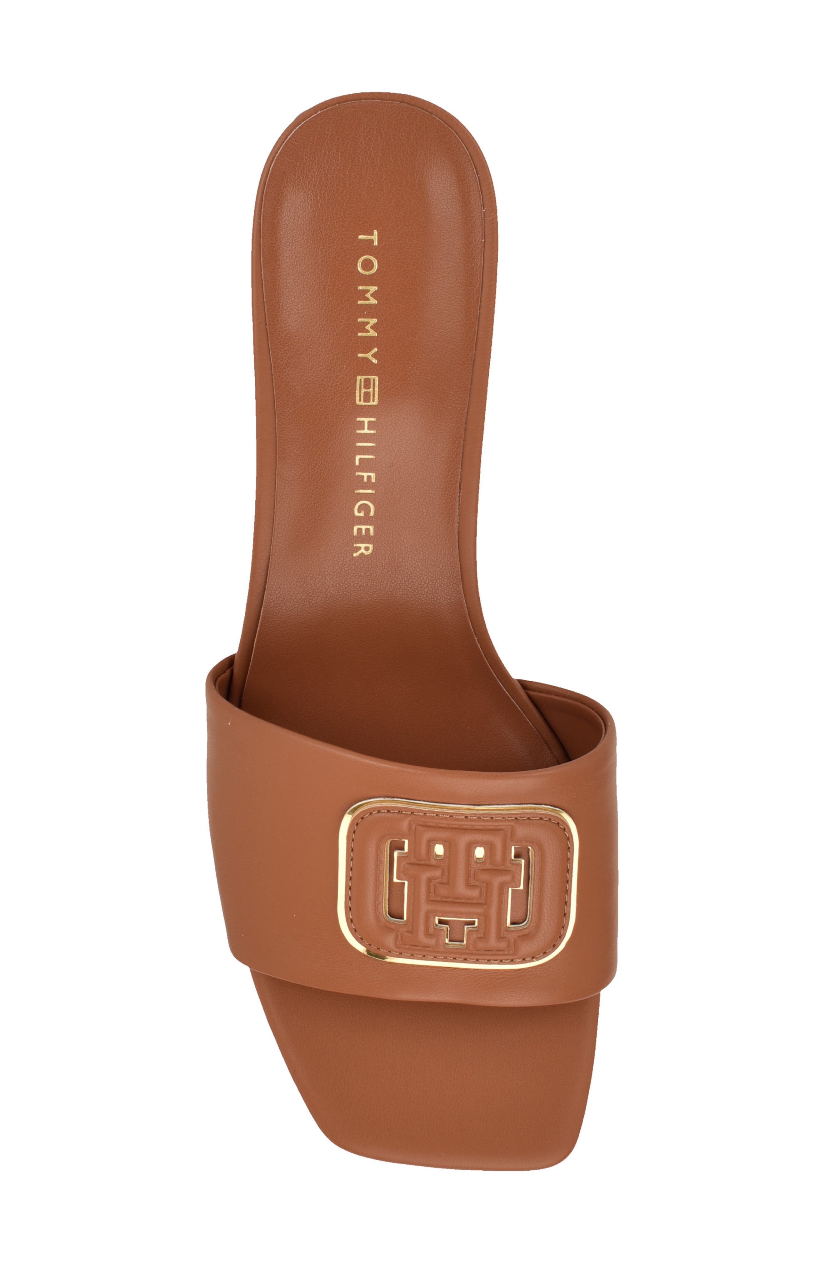 Tommy Hilfiger Penni Slide Sandal, Alternate, color, Tan