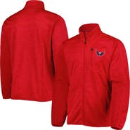 G-III SPORTS BY CARL BANKS Men's G-III Sports by Carl Banks Red Washington Capitals Closer Transitional Full-Zip Jacket