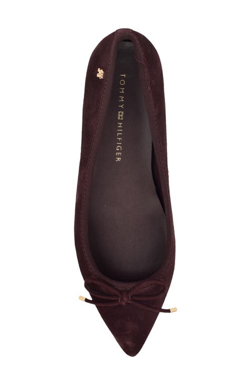 Tommy Hilfiger Kimio Pointed Toe Flat In Multi