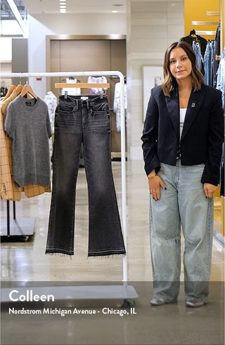 Good Petite Flare Jeans, sales video thumbnail