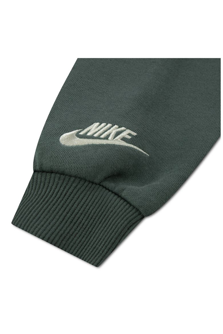 Kids' Club Chenille Fleece Sweatshirt, Alternate, color, CAMO GREEN