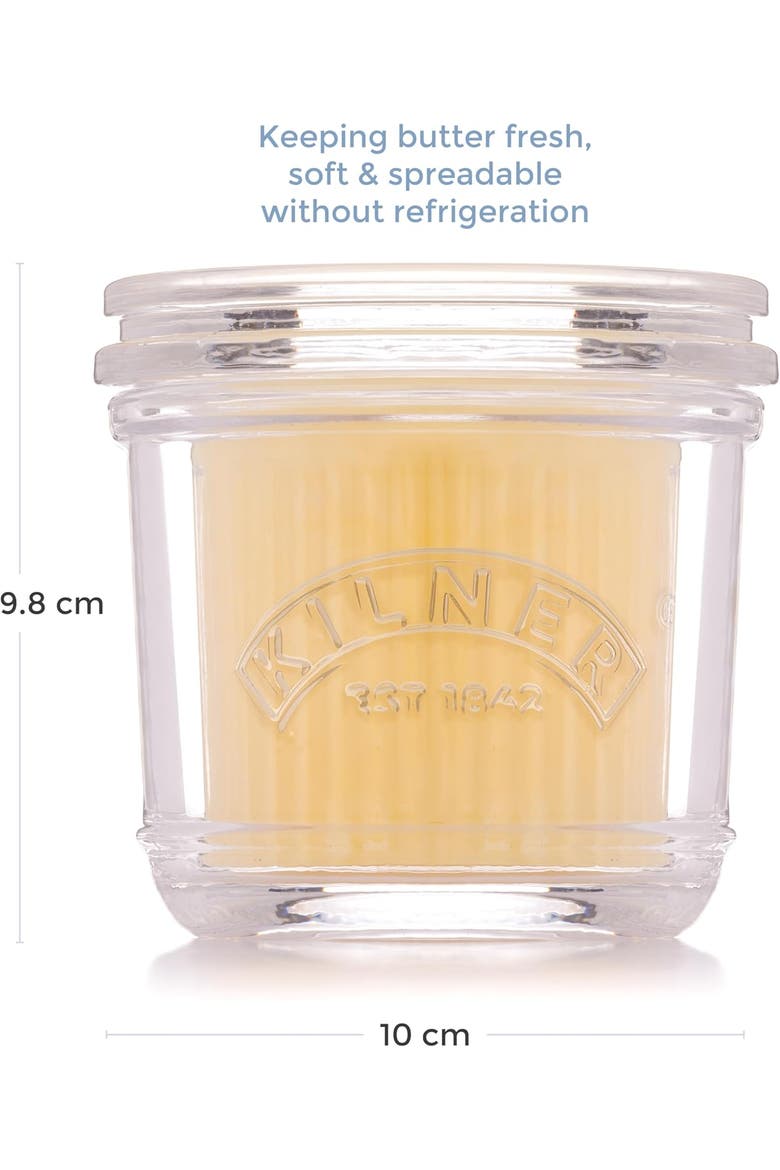 Butter Crock, Alternate, color, Clear